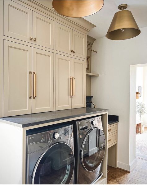 Laundry Pantry, Utility Area, Custom Laundry Room, Hidden Laundry, Pantry Laundry Room, Pantry Laundry, Laundry Ideas, Dream Laundry Room, Laundry Cabinets