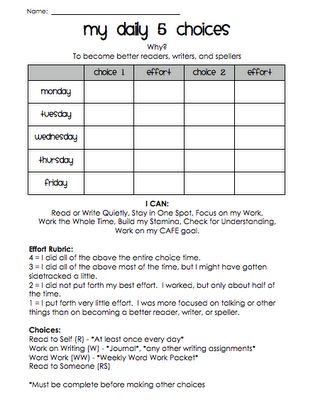 Individual Daily 5 Choice Board Daily 5 Centers, Daily 5 Reading, September School, 2023 School, Reading Center, Daily Five, Choice Board, Reading Specialist, Choice Boards