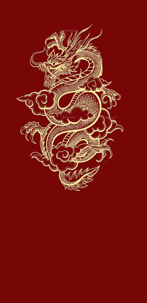 Red Dragon Background, Lunar New Year Wallpaper 2024, Lunar New Year Aesthetic Wallpaper, Lunar New Year Dragon Art, Chinese Red Envelope Aesthetic, Dragon Lunar New Year Design, Year Of The Dragon Wallpaper, Cny Aesthetic, Dragon Lunar New Year