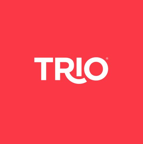 Trio is a beautiful logo, using all caps letters and a well made R leg that looks like a smile, and the logo look like a smiling face. a nice red color in the background add vibrancy and fun. #logodesign #minimalisticlogo #typographylogodesign #brandlogodesign #logosdesigninspiration #logobrand #brandidentitylogo #logodesignbrandinspiration Smile Logo, Web Ideas, Inspiration Logo Design, Yellow Door, Word Mark Logo, Typographic Logo, Logo Design Typography, Logo Project, Bold Logo