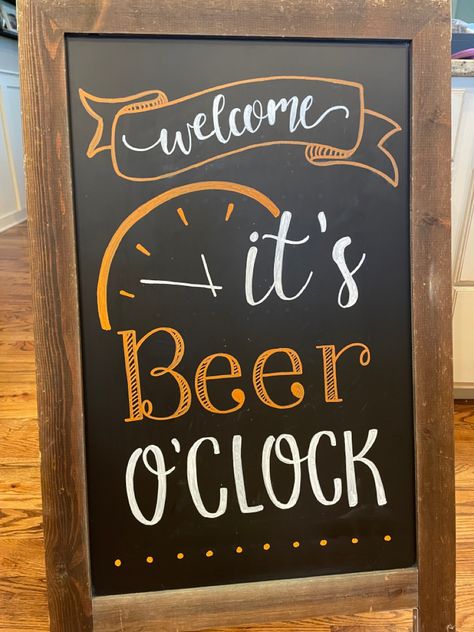 #brewery #beer #chalkboard #signs Happy Hour Sign Ideas, Happy Hour Board Ideas, Brewery Chalkboard Ideas, Happy Hour Signs Chalkboard, Happy Hour Chalkboard Signs, Brewery Chalkboard, Funny Bar Signs Chalkboards, Brewery Signage, Pilates Sign