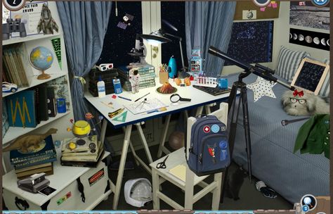 I like to have those items and that desk for when I do my studying and research. Astronomy Room, Electronics Workspace, Astronomy Decor, Astronomy Design, Science Room, Desk Items, Astronomy Lover, Desk Inspiration, Aesthetic Space