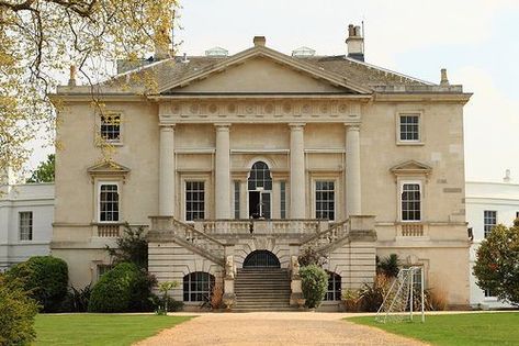 School Exterior, Classical Facade, Neo Classical Architecture, White Lodge, Georgian Mansion, Huge Houses, English Architecture, House Of The Rising Sun, Classic Villa