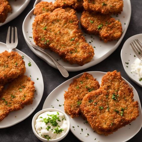 Kotlet Schabowy (Polish Breaded Pork Chop) Recipe | Recipes.net Polish Pork Chops, Pork Spices, Flavor Combos, Heritage Recipes, Pork Chop Recipe, Spiced Vegetables, Breaded Pork Chops, Polish Heritage, Pork Loin Chops