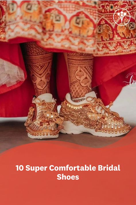 Indian Wedding Heels Brides, Lehenga With Shoes, Navratri Shoes Design, Wedding Shoes Indian, Wedding Footwear For Bride, Bridal Footwear Indian Heels, Indian Bridal Sandals, Bridal Sandals Heels Indian, Bridal Footwear Indian