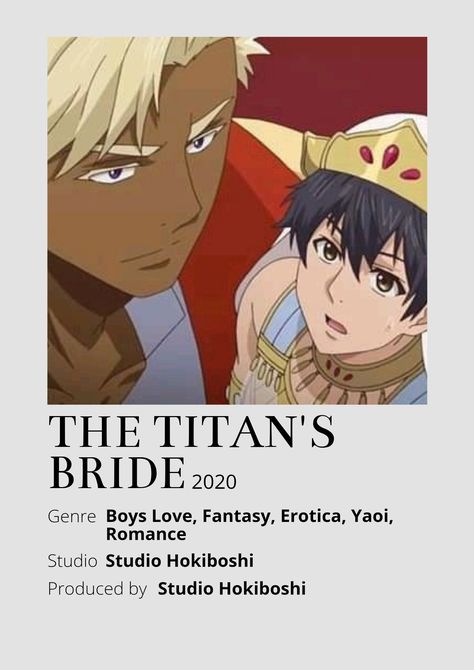 A Titans Bride, The Titans Bride, Titan Bride, The Titan's Bride Manga, Anime Minimalist Poster, The Olsen Twins, Titan Manga, Gender Inequality, Poster Boys