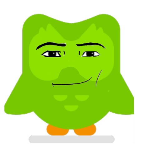 Cursed Duolingo Images, Funny Widgets, Duolingo Avatars Ideas, Funny Duolingo Pfp, Duolingo Drawing, Duolingo Pfp, Scenecore Icon, Duolingo Plushie, Scary Duolingo