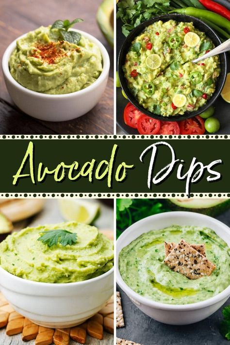 Guacamole is one of the most well-loved avocado dips ever - if not the best dip in general. But I think you'll enjoy some of these recipes even more! Healthy Avocado Dip Recipes, Dips With Avocado, Best Avocado Dip Recipes, Avocado Veggie Dip, Avocado Dips Recipes, Avacodo Dip Recipe, Avacodo Recipe Dip, Avacoda Dip, Avocado Appetizer Recipes