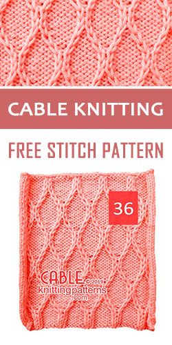 Knit Stitch Patterns Cables, Cable Knitting Pattern, Knit Cables, Intermediate Knitting Patterns, Advanced Knitting, Knitting Patterns Free Blanket, Cable Knitting Patterns, Dishcloth Knitting Patterns, Cable Knitting