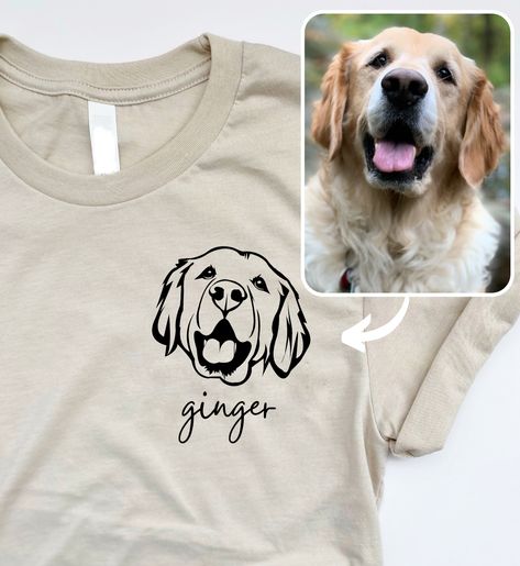 custom dog face tshirt - The Happy Floof Custom Pet Shirts, Dog Lover Sweatshirt, Pet Shirts, Dog Mom Shirt, Dog Face, Dog Neck, Dog Print, Dog Shirt, Pet Portrait