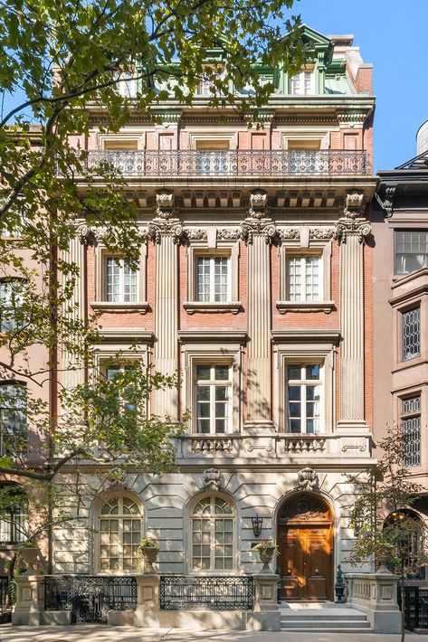 The James F. D. Lanier House, A Gilded Age Mansion in Manhattan  —  Francis York Gilded Age Mansions Nyc, Old Money House New York, New York Row House, Gilded Age House, Manhattan Mansion, Reception Room Design, Nyc Mansion, Boston Townhouse, Parisian Mansion