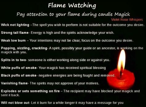 Flame types Fire Scrying, Candles Flame Meaning, Candle Meanings, Candle Magik, Flames Meaning, Candle Color Meanings, Candle Meaning, Candle Magic Spells, Witchcraft Candles