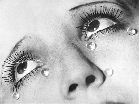 man-ray-larmes-7200042 Glass Tears, Man Ray, Lashes, Black And White, Water, Glass, White, Black