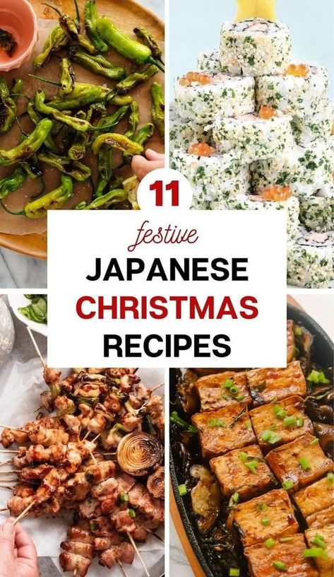 Japan Christmas Food Ideas Everyone Should Know About! European Christmas Food, Japanese Thanksgiving Recipes, Asian Christmas Dinner, Japanese Food Party, Chinese Christmas Food, Japanese Main Course, Scandinavian Christmas Food, Christmas Carry In Food Ideas, Japanese Christmas Food