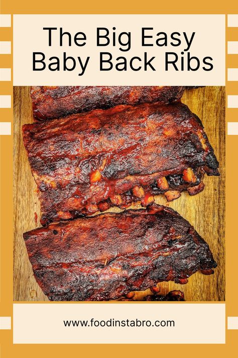 Big Easy Oil Less Fryer Recipes Ribs, Big Easy Oil Less Fryer Recipes, Fried Baby Back Ribs Recipe, Easy Baby Back Ribs, Charbroil Big Easy Recipes, Big Easy Turkey Fryer, Easy Pork Ribs, Easy Rib Recipes, Big Easy Recipes