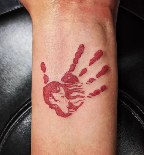 Hand Tattoo Meaning, Hand Print Tattoo, Red Hand Tattoo, Red Hand Print, Hand Print Tattoos, Cherokee Tattoos, Native American Tattoo Designs, Indian Feather Tattoos, Native American Tattoos