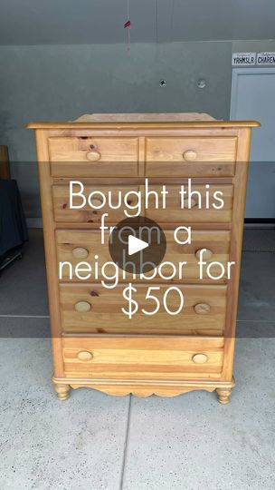 Diy Painted Furniture Ideas Inspiration, Refurbished Oak Dresser, Restoring Dressers Diy Ideas, Refinishing Furniture Wood, Dresser Makeover Before And After, Refurbishing Old Furniture, Repurposed Furniture Diy Upcycling, Drawer Transformation, Repainting Dresser