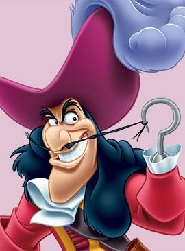 Captain Hook, Cartoon Character, Peter Pan, Disney