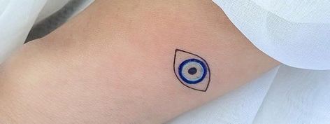 evil_eye_tattoo (66) Evil Eye Tattoo For Women, Evil Eye Tattoo Ideas, Greek Evil Eye Tattoo, Eye Tattoo Ideas, Matching Friend Tattoos, Evil Eye Tattoo, Meaningful Design, Evil Eye Design, Greek Evil Eye