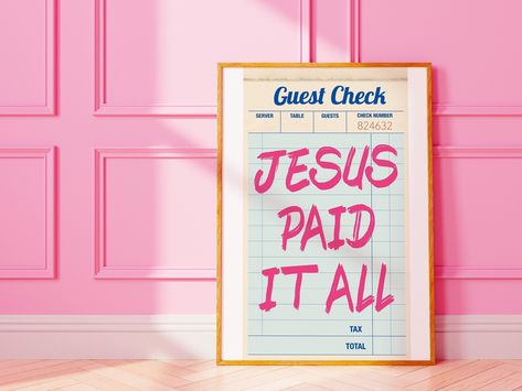 Aesthetic Posters Wall Decor Christian, Artsy Christian Wallpapers, Christian Pop Art, Christian Wall Art Aesthetic, Cute Christian Aesthetic, Christian Posters Aesthetic, Painting Ideas Christian, Christian Room Ideas, Aesthetic Christian Art