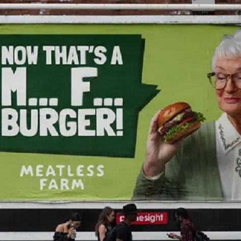 The vegan meat company Meatless Farms, which is the fastest-growing vegan meat brand in the United Kingdom, are not holding back and letting it fly with the F-Bombs!  Checkout the article by clicking on the “visit” button.    #climatechangememes #globalwarmingmemes #climatechangeactivities #climatechangeisreal #becomingveganhowto #vegetarianvegan #vegan #govegan #eatsvegan #veganhealth #climatechangefacts #globalwarmingart World Vegan Day Creative Ads, Burger Campaign, Vegan Advertising, World Vegetarian Day, Vegan Protest Signs, Vegan Animal Rights, Impossible Burger, How To Become Vegan, Vegan Fast Food