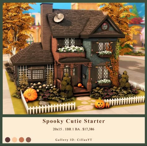 Sims Cottagecore, Sims 4 Witch House, Sims 4 Builds, Sims4 House, Sims 2 House, Sims 4 Cottage, Sims 4 Houses Layout, Sims Houses, Sims Builds