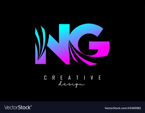 N G Logo, Ng Logo, Treasure Logo, G Logo Design, G Names, Leading Lines, Design Letters, G Logo, Name Logo