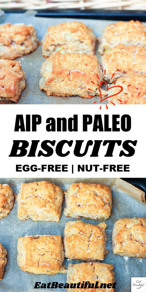 Cassava Flour Biscuits, Aip Biscuits, Paleo Biscuits, Cassava Flour Recipes, Flour Biscuits, Aip Breakfast, Eat Beautiful, The Boiled Egg Diet, Autoimmune Paleo Recipes