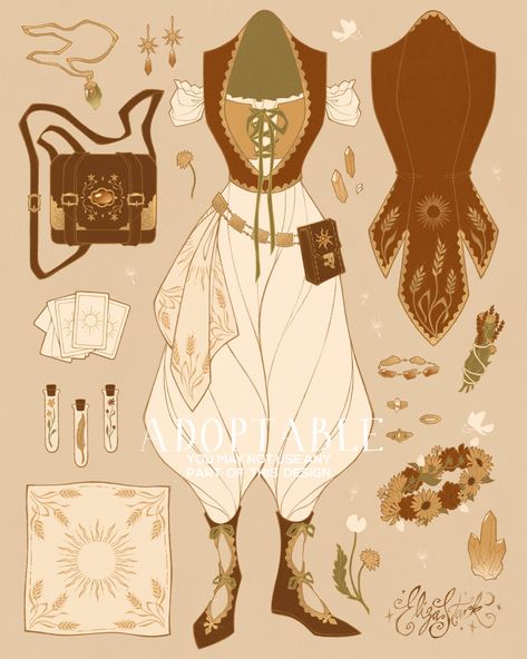 Stark Outfit, Tarot Reader, Fashion Design Drawings, Fashion Design Sketches, Drawing Clothes, Character Creation, End Of Summer, Fantasy Clothing, Dnd Characters