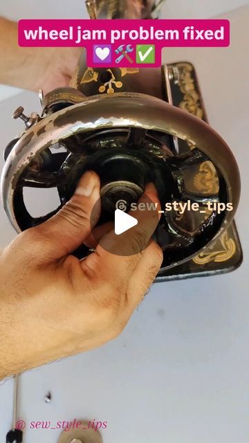 𝗠𝗶𝗻𝗼𝘁𝗶 𝗚𝗼𝗴𝗼𝗶 𝗞𝗮𝗸𝗼𝘁𝗶 on Instagram: "Sewing Machine Repairing 🛠️
wheel jam problem fixed ✅

#reels #sewingtipsandtricks
#sewingmachine #sewingmachineservice #sewingmachinemaintenance  #sewingmachinerepair #silaimachine
#tailoring #sewing #sewingclasses #explorerpage #sewingideas" Sewing Machine Service, Sewing Machine Repair, O Ring, Fix It, Sewing Machine, Jam, Wheel, Repair, Sewing