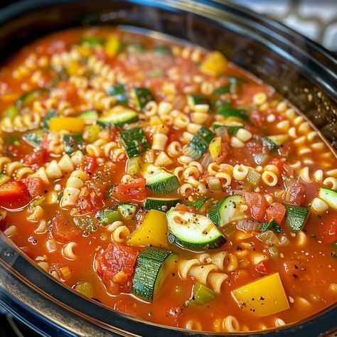 Hands down, the only soup my Italian mother-in-law will eat during the summer! Slow Cooker Kitchen, Summer Soup, Crockpot Soup Recipes, Italian Soup, Crock Pot Soup, Slow Cooker Soup, Easy Soup Recipes, Easy Soups, Homemade Soup