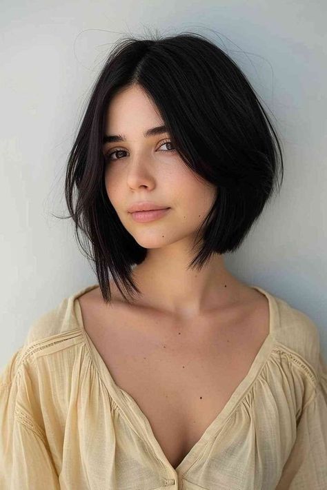 Line Bob Haircut, Asymmetrical Haircut, 2024 Inspiration, Hair Inspiration Short, Lob Haircut, Haircut Inspiration, Girl Hair, Short Hair Cuts For Women, Brunette Hair Color