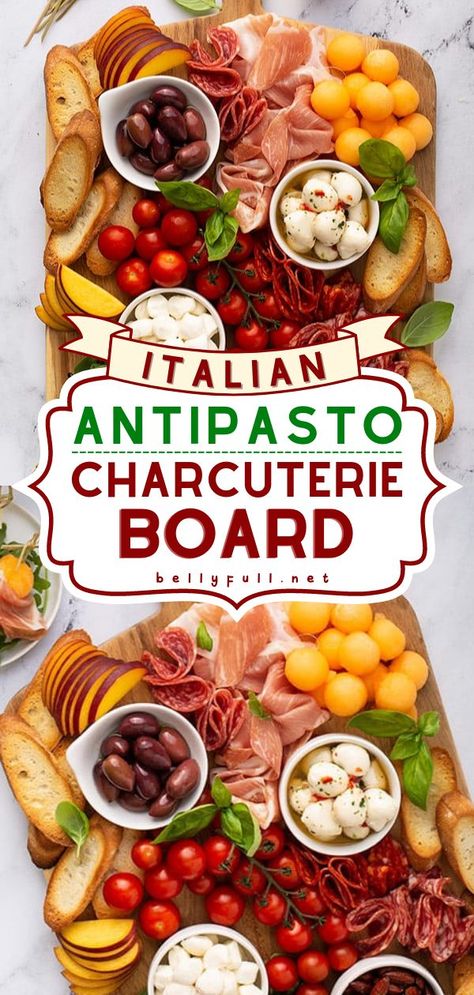 Italian Antipasto Charcuterie Board, football party, holidays Italian Theme Appetizers Dinner Parties, Charcuterie Board Italy, Antipasto Dinner Ideas, Christmas Appetizer Board Ideas, Italian Antipasto Board, Small Italian Charcuterie Board, Italian Snacks Parties, Italian Food Theme Party, Pasta Trays For Party