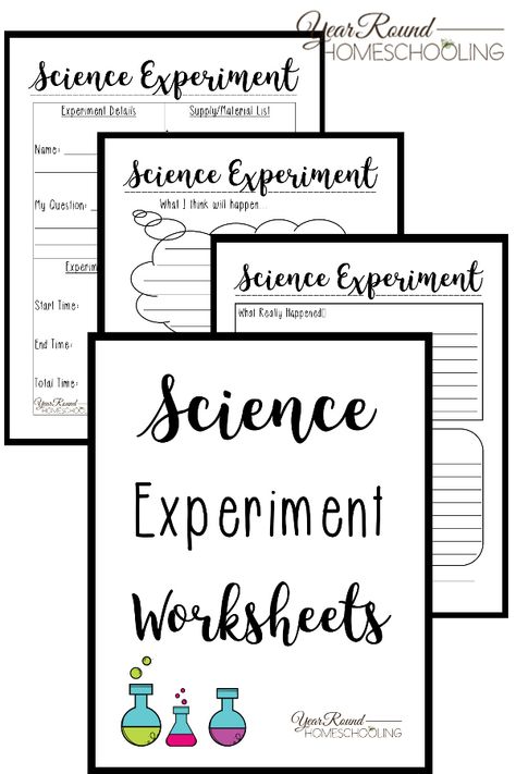 Fun Science Worksheets, Homeschooling Printables, Kindergarten Science Experiments, Elementary Science Experiments, Science Homeschool, Science Printables, Kid Science, Science Party, About Science