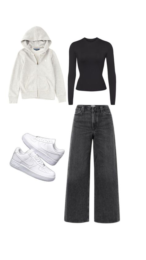 Air Forces Outfits, Air Forces Outfit, Outfits With Air Forces, Air Force Outfits, Air Force Outfit, Air Force 1 Outfit, Outfit Inspo Casual, Casual School Outfits, Picture Outfits