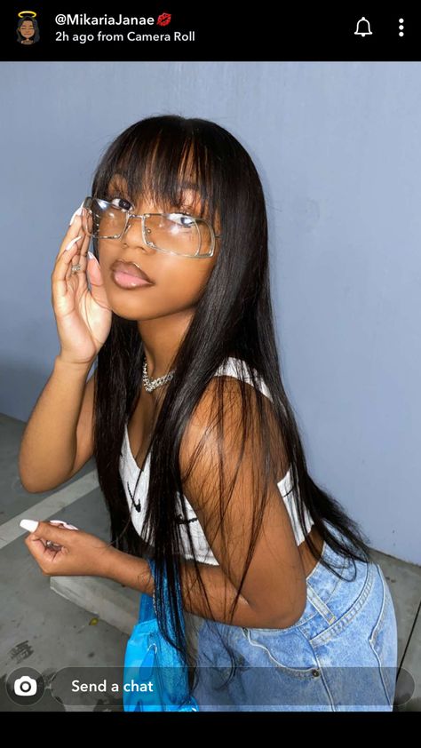 Sew In With Bangs, Quick Weave Hairstyles, Frontal Hairstyles, Pretty Hair Color, Fringe Hairstyles, Relaxed Hair, Front Lace Wigs Human Hair, Baddie Hairstyles, Sew In