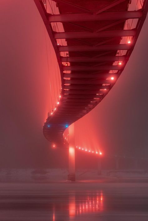 Olivia Black Cyberpunk Bridge, Western Nebraska, Halloween Science, Cool Album Covers, Living Modern, Pedestrian Bridge, Great Pic, Omaha Nebraska, Hard Surface