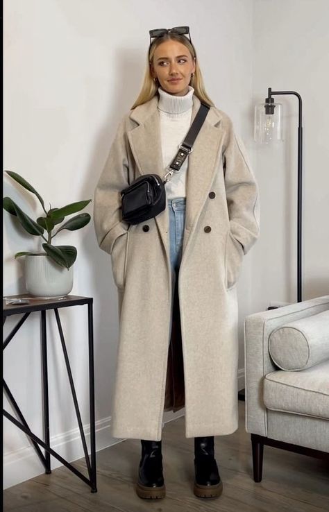 Nyc Winter Outfits, Ny Outfits, New York Outfits, Skandinavian Fashion, Europe Outfits, Winter Fashion Outfits Casual, Beige Outfit, Paris Mode, Cold Outfits