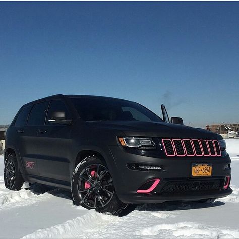 Ahhh my beautiful dreams of suvs and trucks covered in my favorite colors:) Jeep Cherokee Accessories, Jeep Grand Cherokee Accessories, Srt Jeep, Jeep Srt, Jeep Srt8, Jeep Wrangler Lifted, 2006 Jeep Grand Cherokee, Jeep Grand Cherokee Srt, Pink Jeep