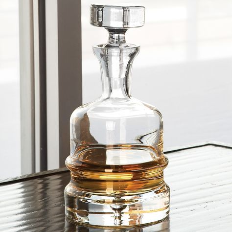 Whiskey decanter display