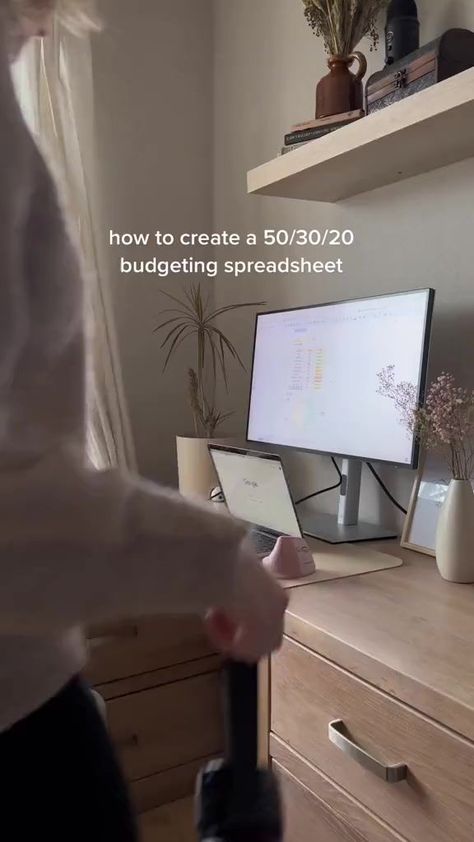 Here’s how you can create your own 50/30/20 budgeting spreadsheet in Google Sheets. This budget rule means that 50% of your paycheck goes to needs; 30% to wants and 20% to savings. #budgeting #budget #503020rule #budgetingtips #budgetplanning how to budget by paycheck how to budget for beginner | May Expense Tracker | May Expense Tracker · Original audio Budget Rule, Microsoft Excel Tutorial, Money Saving Methods, Student Life Hacks, Excel Tutorials, Money Management Advice, Money Saving Strategies, Budget Spreadsheet, Financial Life Hacks