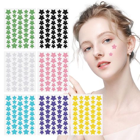 Star Pimple Patches, Covering Acne, Acne Pimple Patch, Pimple Patches, Pimple Patch, Cover Stickers, Acne Removal, Facial Cleaning, Cute Star