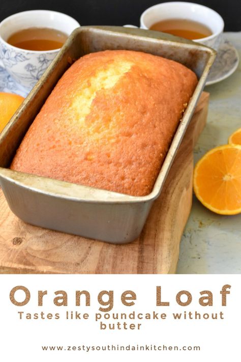 Delicious orange loaf made with fresh orange juice, orange zest and oil taste similar to pound cake without  butter. #orangerecipes #orangeloaf #cakewithoutbutter Cake With Oil Instead Of Butter, Things To Make With Orange Juice, What To Do With Excess Oranges, Orange Loaf Cake Recipes, Orange Cake Loaf, Orange Cake Recipe Videos, Orange Juice Recipes Food, Cake Without Butter Recipes, Orange Loaf Cake Easy Recipes