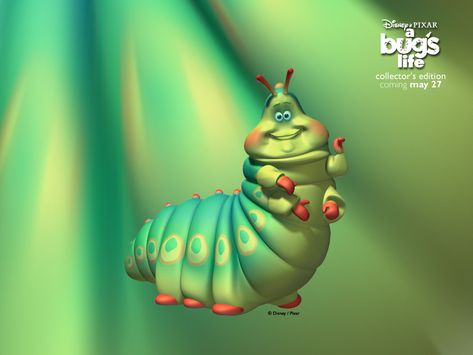 A Bugs Life Characters, Pixar Quotes, Caterpillar Costume, Ben 10 Comics, Disney Cards, Fondant Animals, Doodle Inspiration, A Bug's Life, Beautiful Bugs