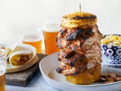 Pastor Tacos Recipe, Pork Al Pastor, Chicken Al Pastor, Al Pastor Recipe, Al Pastor Tacos, Pineapple Pork Chops, Pastor Tacos, Oven Tacos, Tender Pork Chops