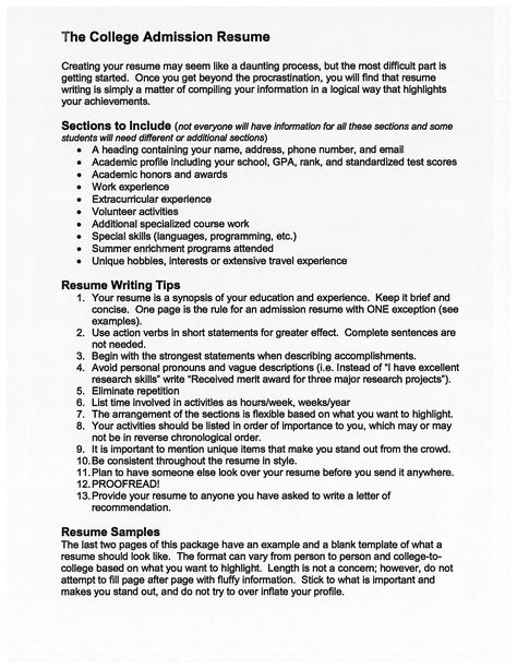 College Admission Blank Resume - How to draft a College Admission Blank Resume? Download this College Admission Blank Resume template now! College Application Resume, Academic Resume, Applying To College, College Essay Topics, College Resume, College Apps, Creative Writing Course, College Admission Essay, Education Resume