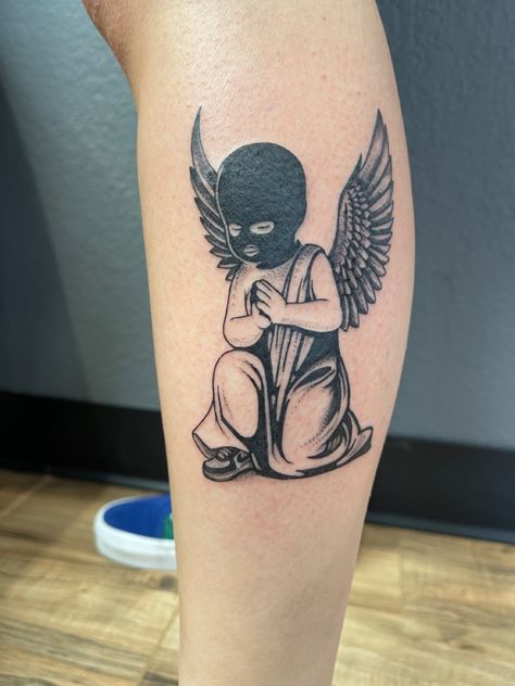 Angle Tattoo For Men, Best Tattoo Designs For Men, Shen Long Tattoo, Angle Tattoo, Sagittarius Tattoo Designs, Angel Sitting, Watch Tattoo Design, Cherub Tattoo, Sagittarius Tattoo