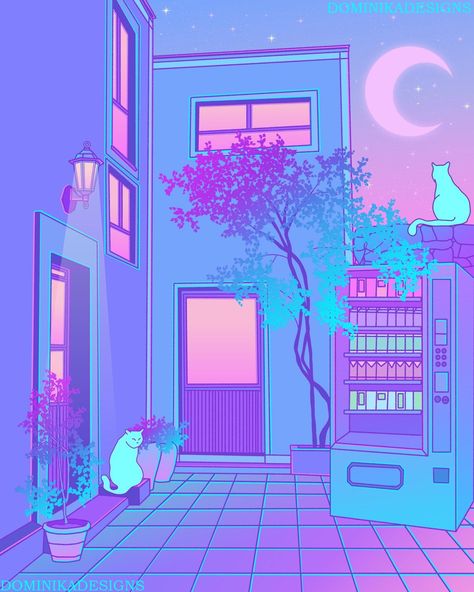 Purple Vaporwave Aesthetic, Phone Backgrounds Pink, Pink Aesthetic Korean, Backgrounds Pink Aesthetic, Vaporwave Aesthetic Wallpaper, Pastel Vaporwave, Neon Vaporwave, Backgrounds Pink, Neon Pastel