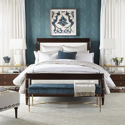 2024 Style Book—Top Interior Designs to Inspire You | Ethan Allen Ethan Allen Bedroom, Decorating Ideas Bedroom, Living/dining Room, Bedroom Decorating Ideas, Home Magazine, A New Beginning, Bedroom Decorating, Ethan Allen, New Beginning