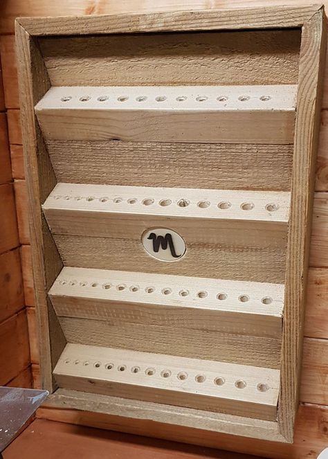 Drill Bit Storage, Drill Bit Sharpening, Bit Storage, Drill Bit Holder, Woodworking Shop Plans, Build A Greenhouse, Tool Storage Diy, Router Woodworking, Shop Storage